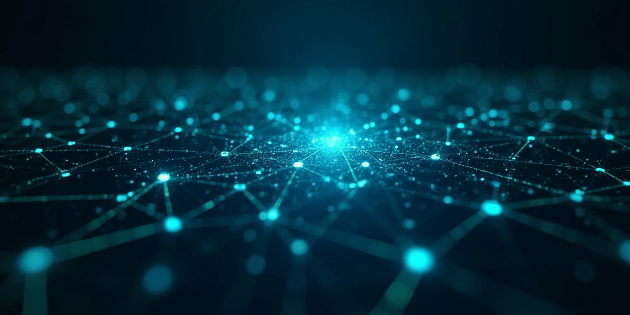 Abstract representation of hidden data flows in a dark digital network